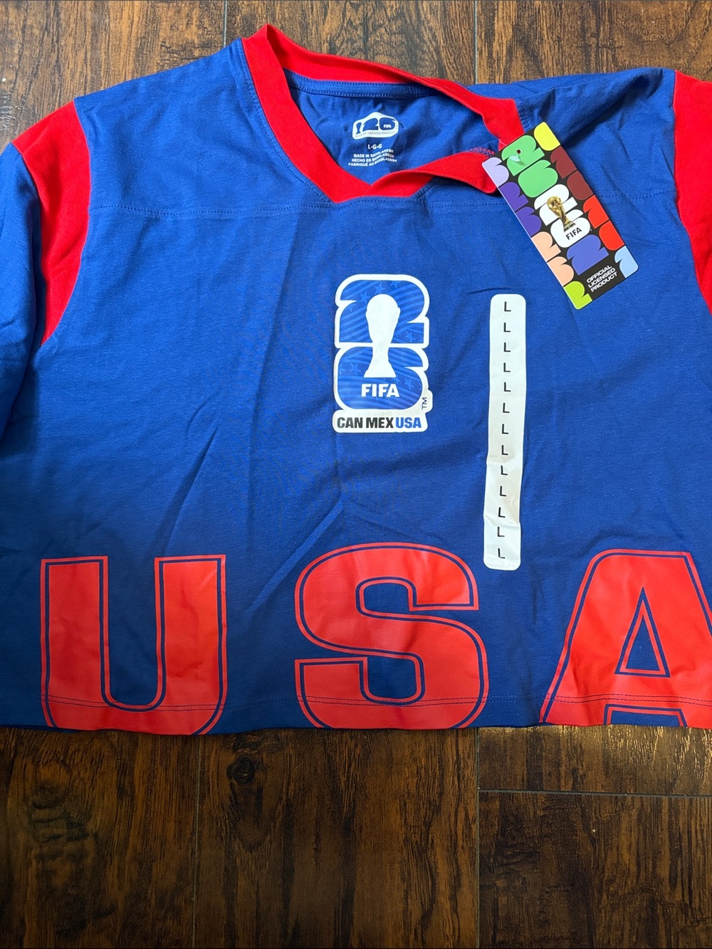 FIFA 2026 World Cup USA Women's Crop Top size L - NEW